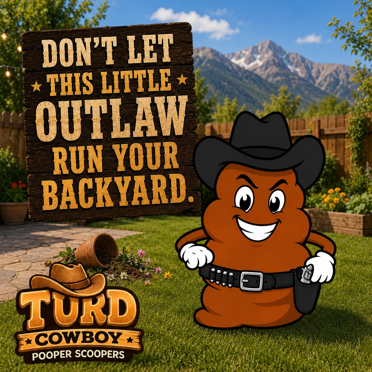 Don’t let this little outlaw run your backyard.