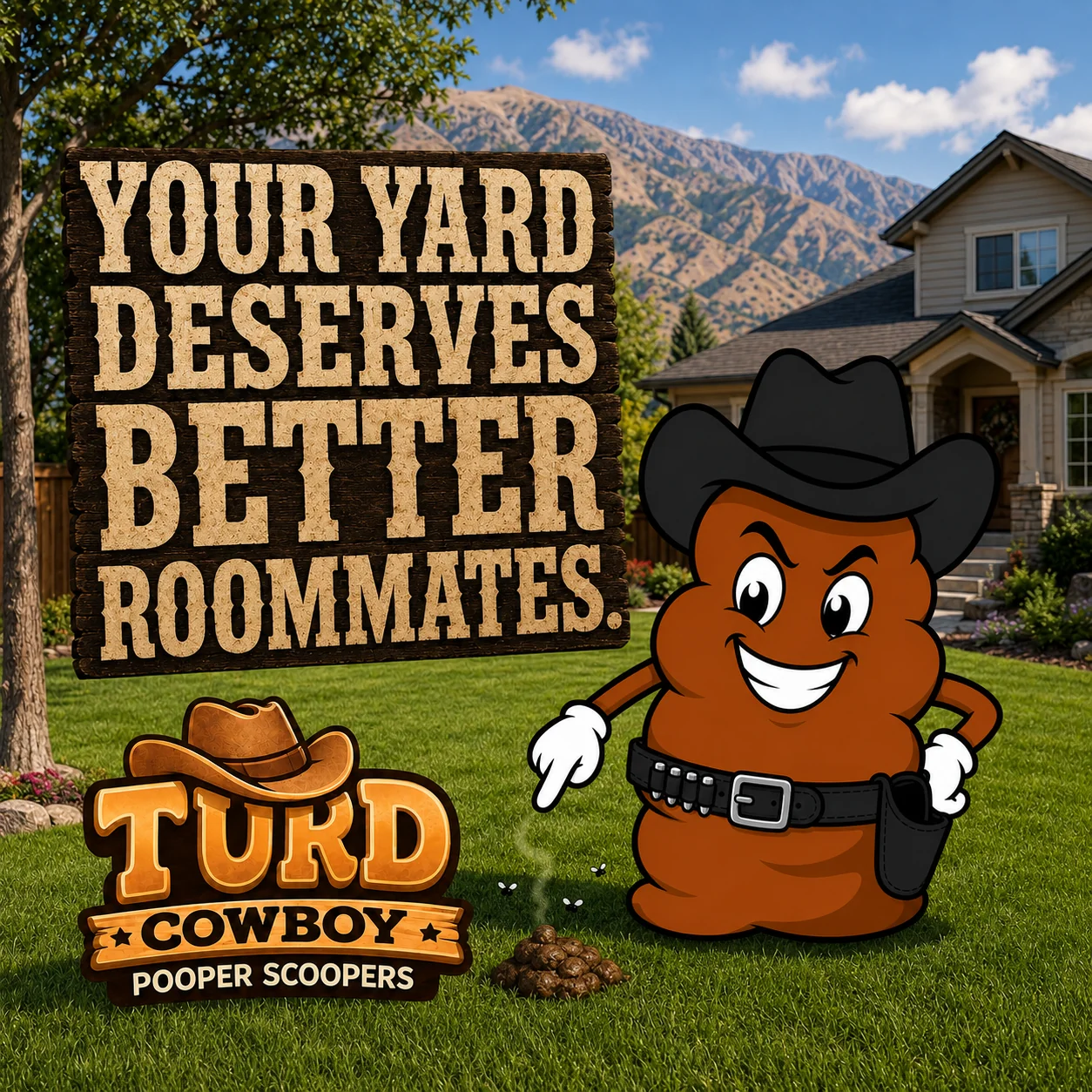 Your yard deserves better roommates.