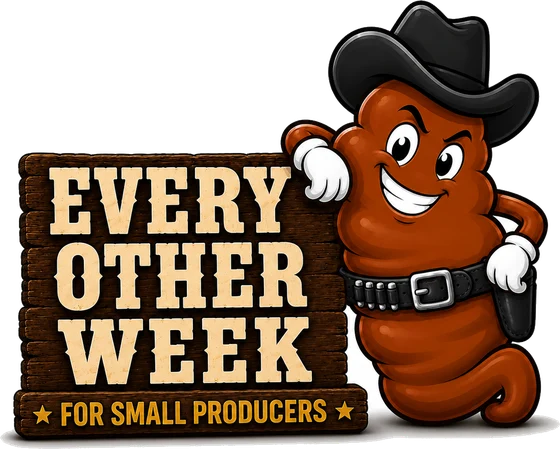Every other week — for small producers