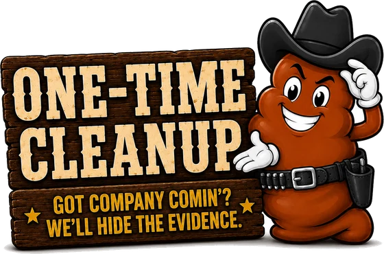One-time cleanup — we'll hide the evidence